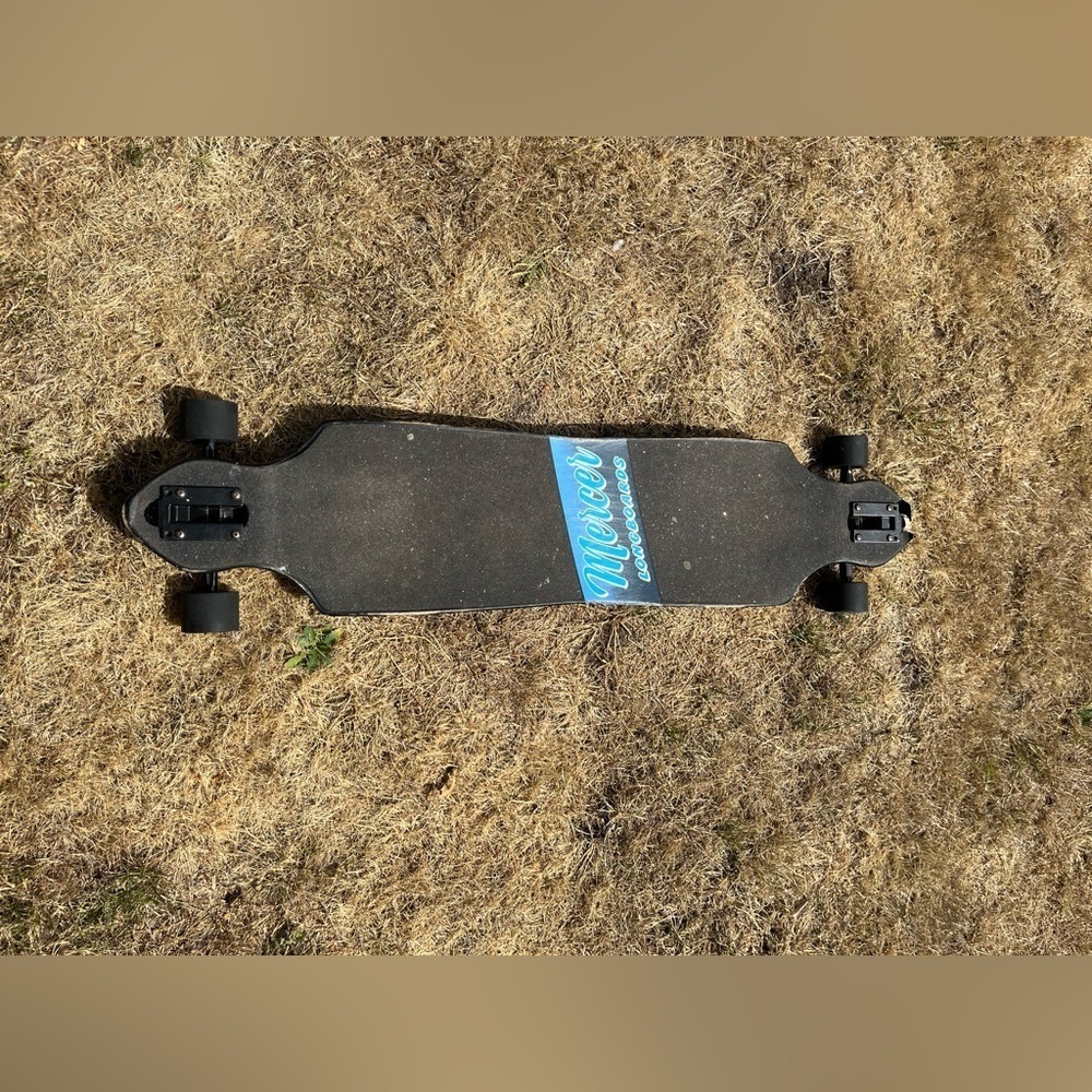 Vintage Mercer Longboard 🛹 Skateboard Alien Design